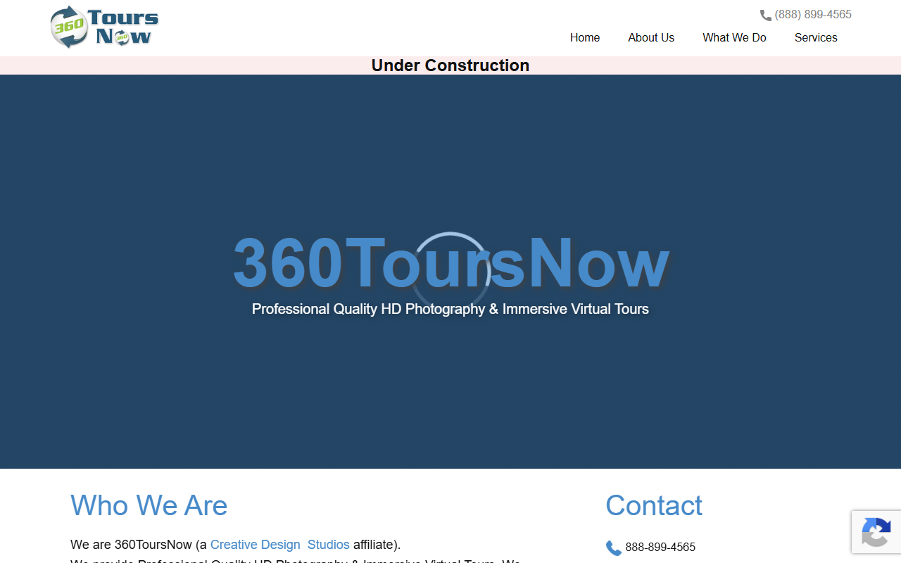 360toursnow.com screenshot
