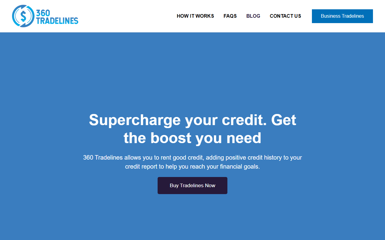 360tradelines.com screenshot