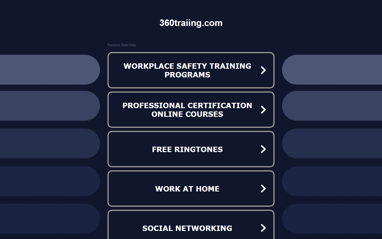 360traiing.com screenshot