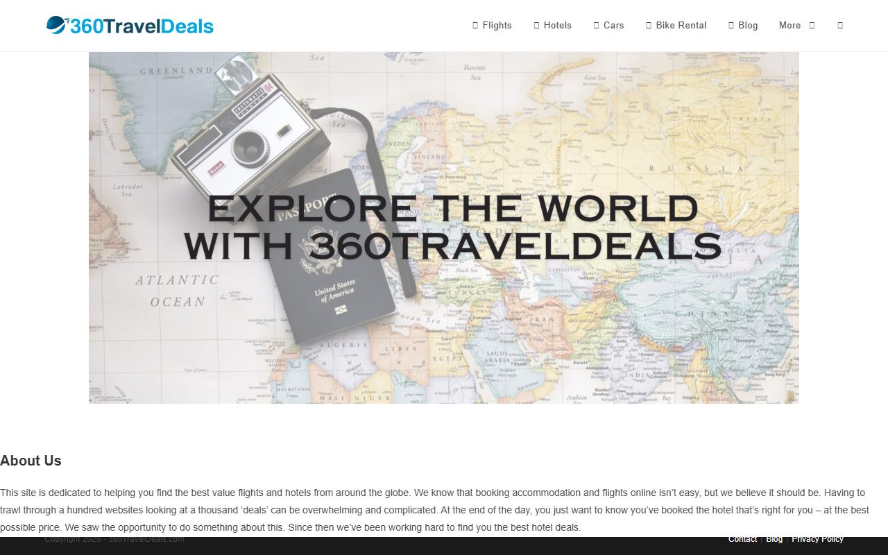 360traveldeals.com screenshot