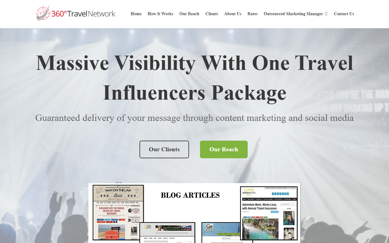 360travelnetwork.com screenshot