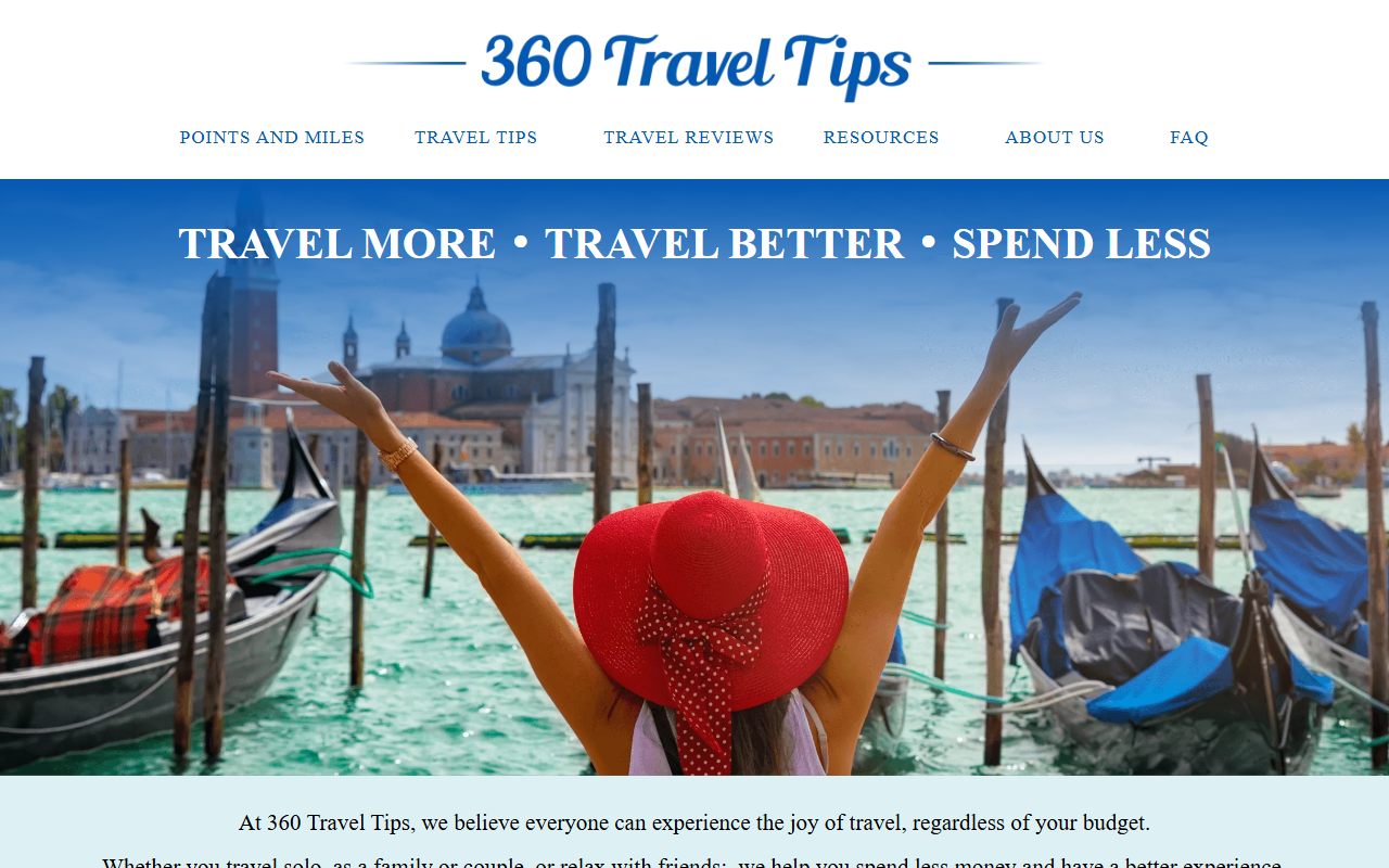 360traveltips.com screenshot