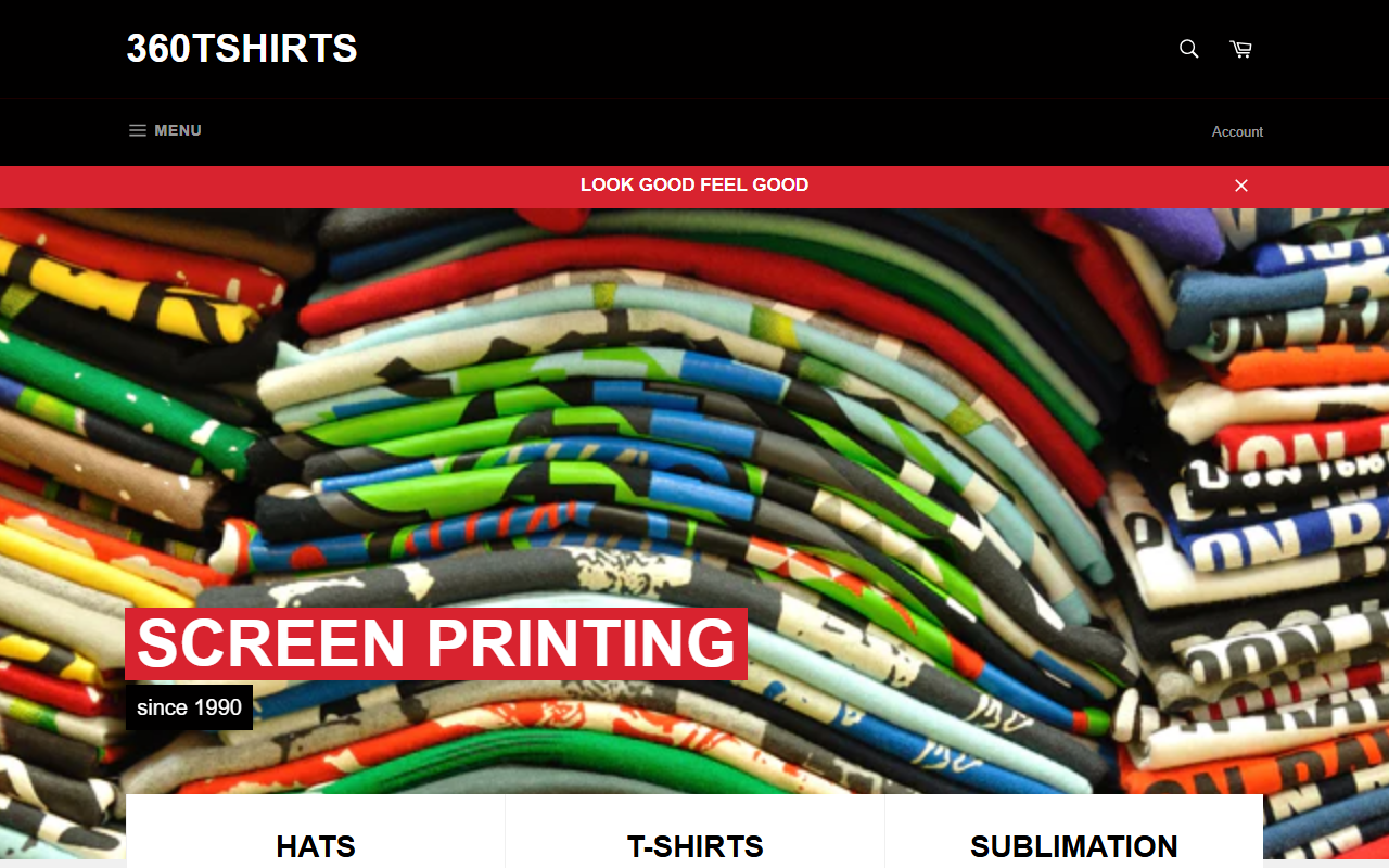 360tshirts.com screenshot