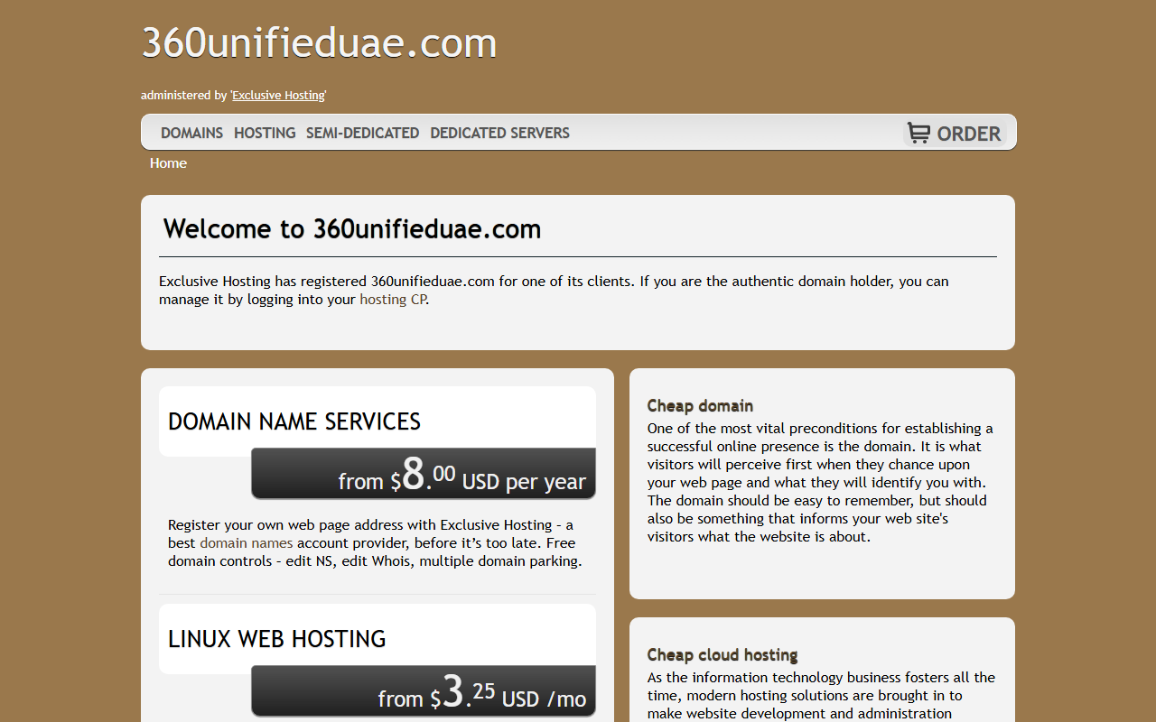 360unifieduae.com screenshot