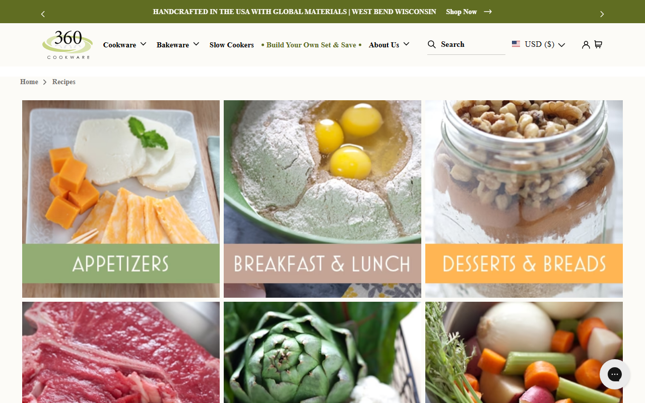 360vaporcooking.com screenshot