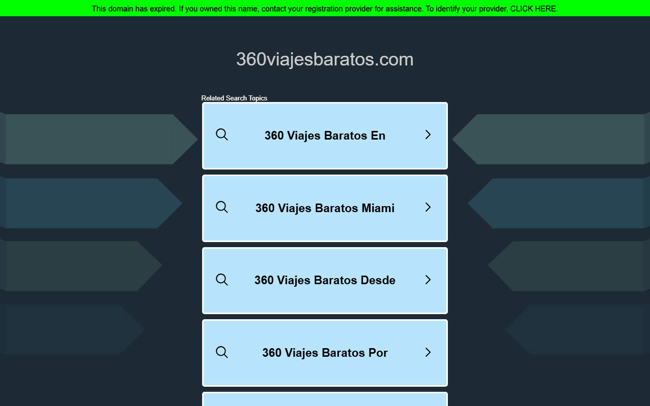 360viajesbaratos.com screenshot