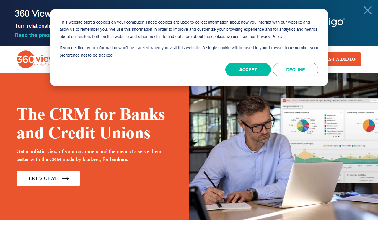 360viewcrm.com screenshot