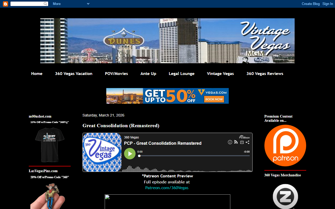 360vintagevegas.com screenshot