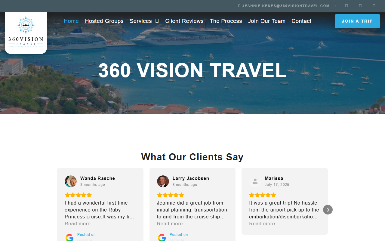 360visiontravel.com screenshot