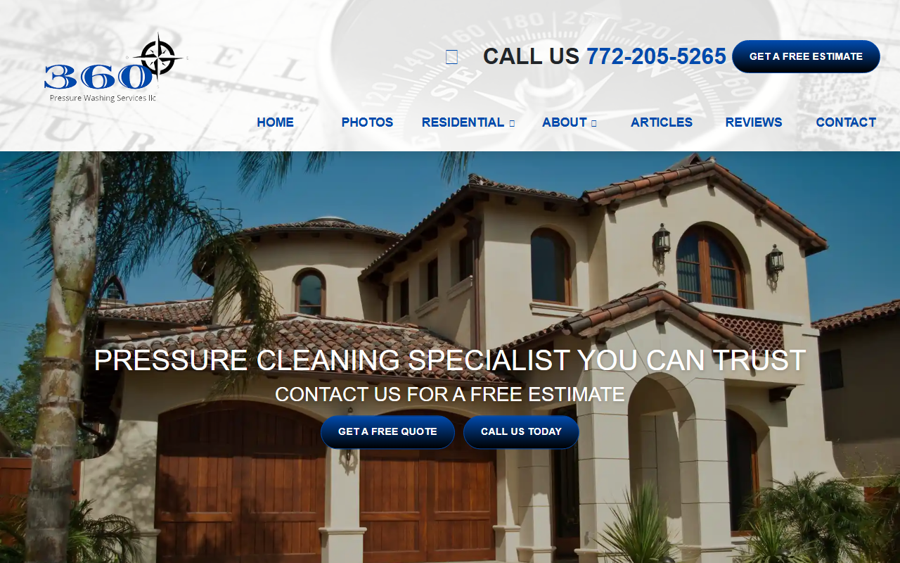 360washing.com screenshot