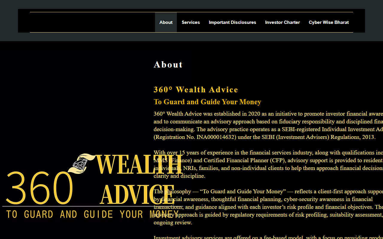360wealthadvice.com screenshot