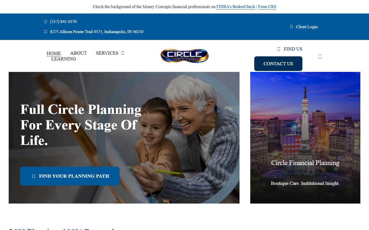 360wealthcoach.com screenshot