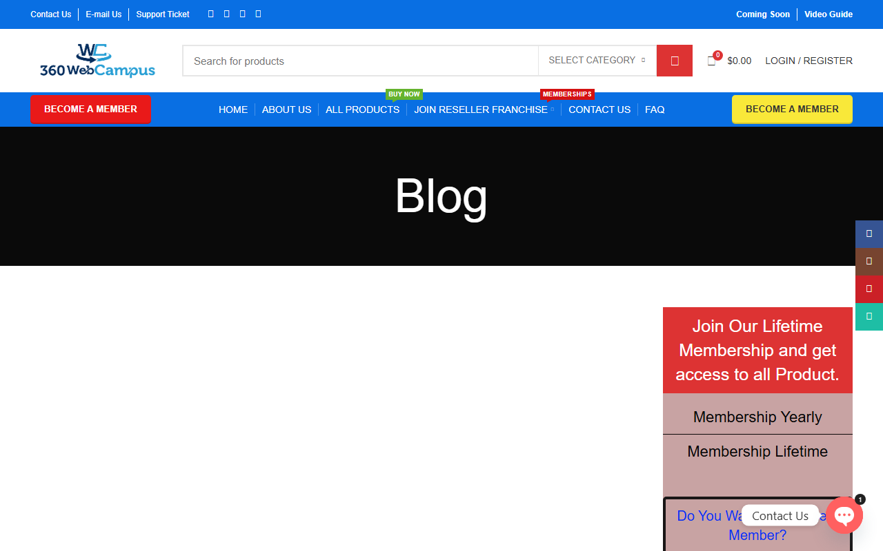 360webcampus.com screenshot