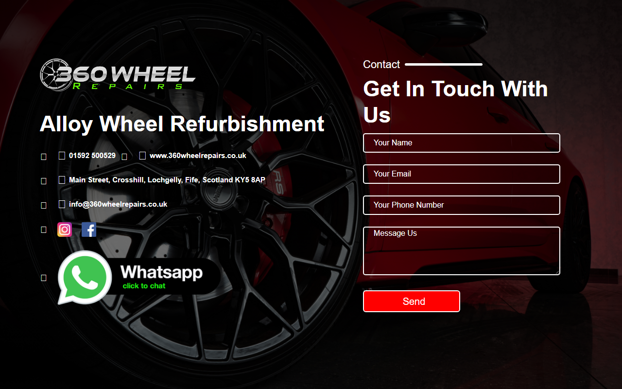 360wheelrepairs.com screenshot