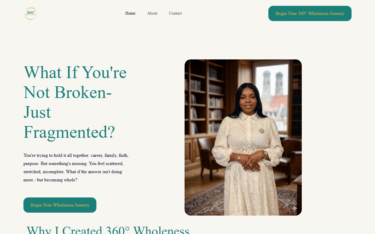 360wholeness.com screenshot
