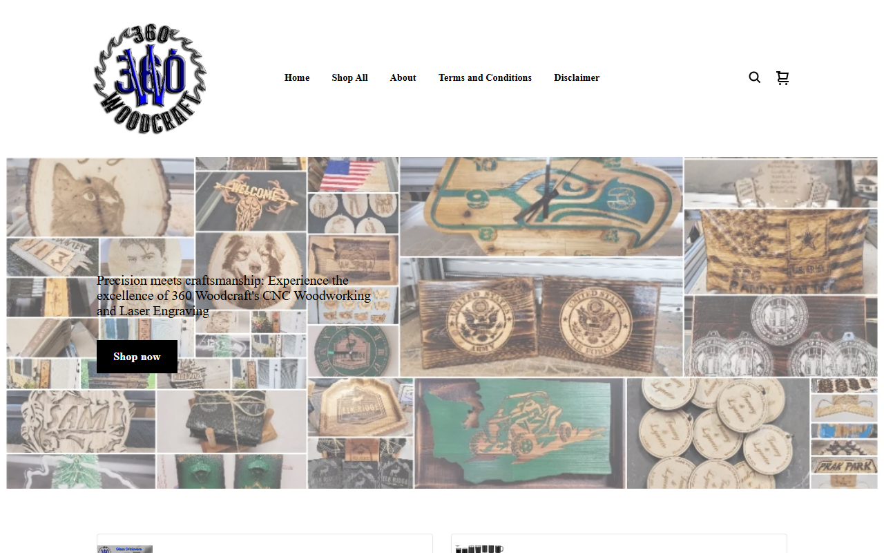 360woodcraft.com screenshot