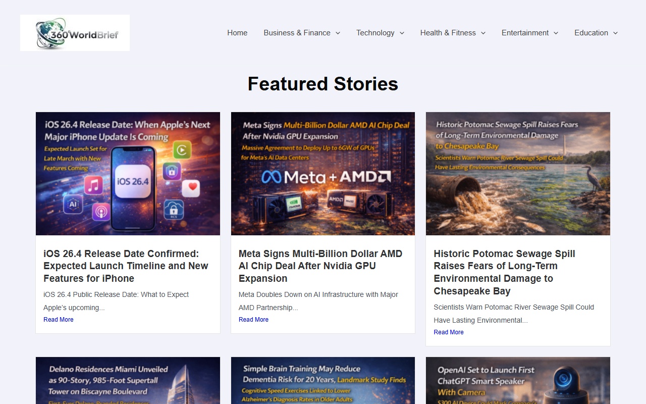 360worldbrief.com screenshot