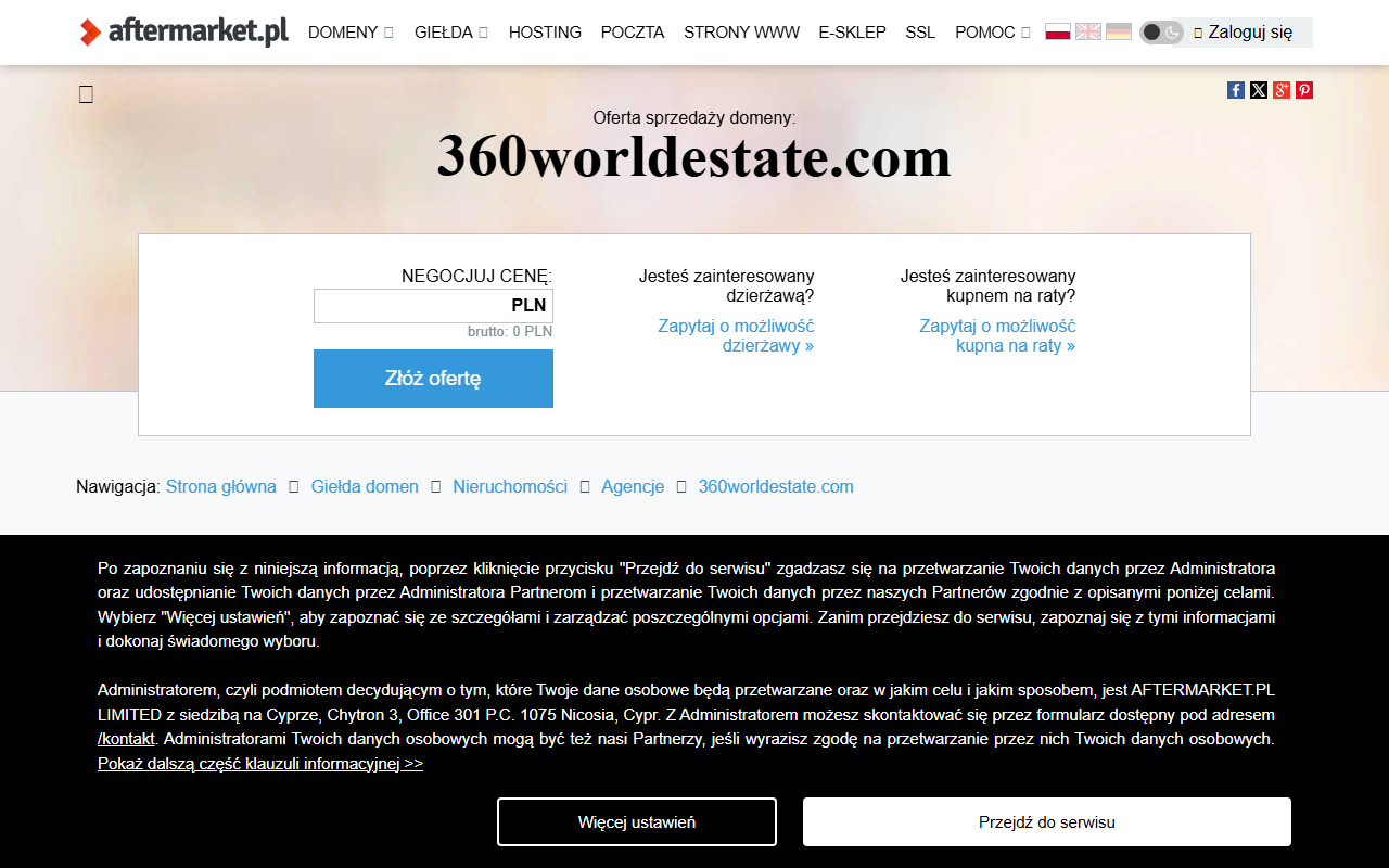 360worldestate.com screenshot