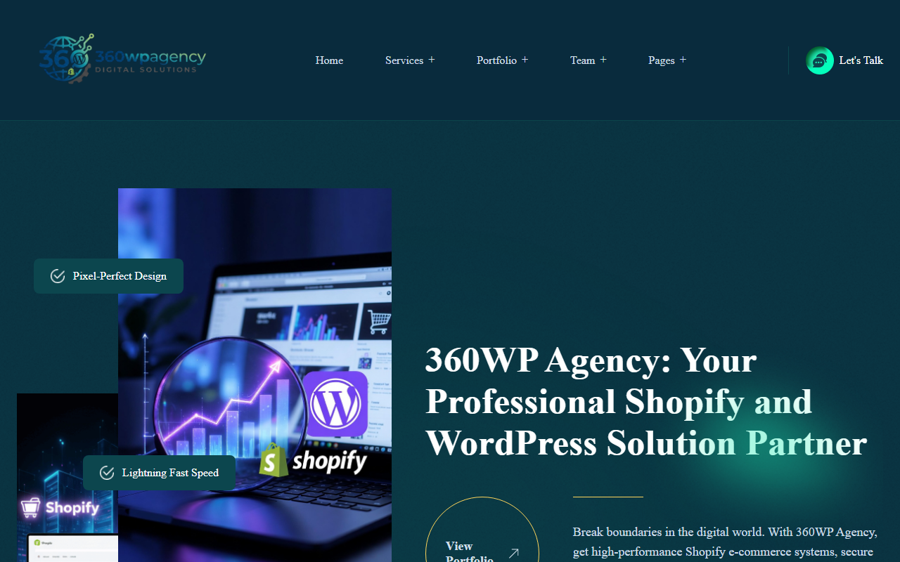 360wpagency.com screenshot