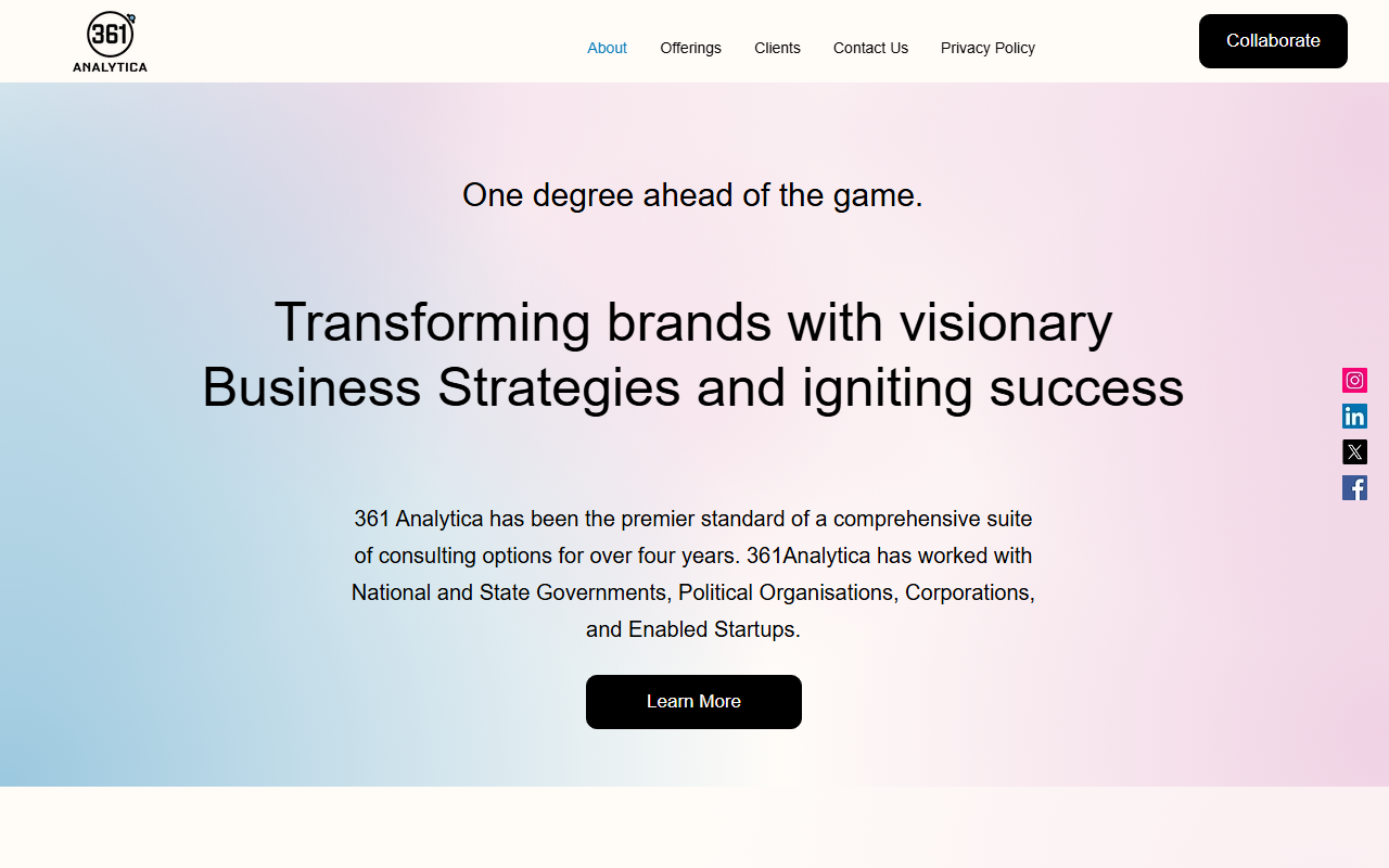 361analytica.com screenshot