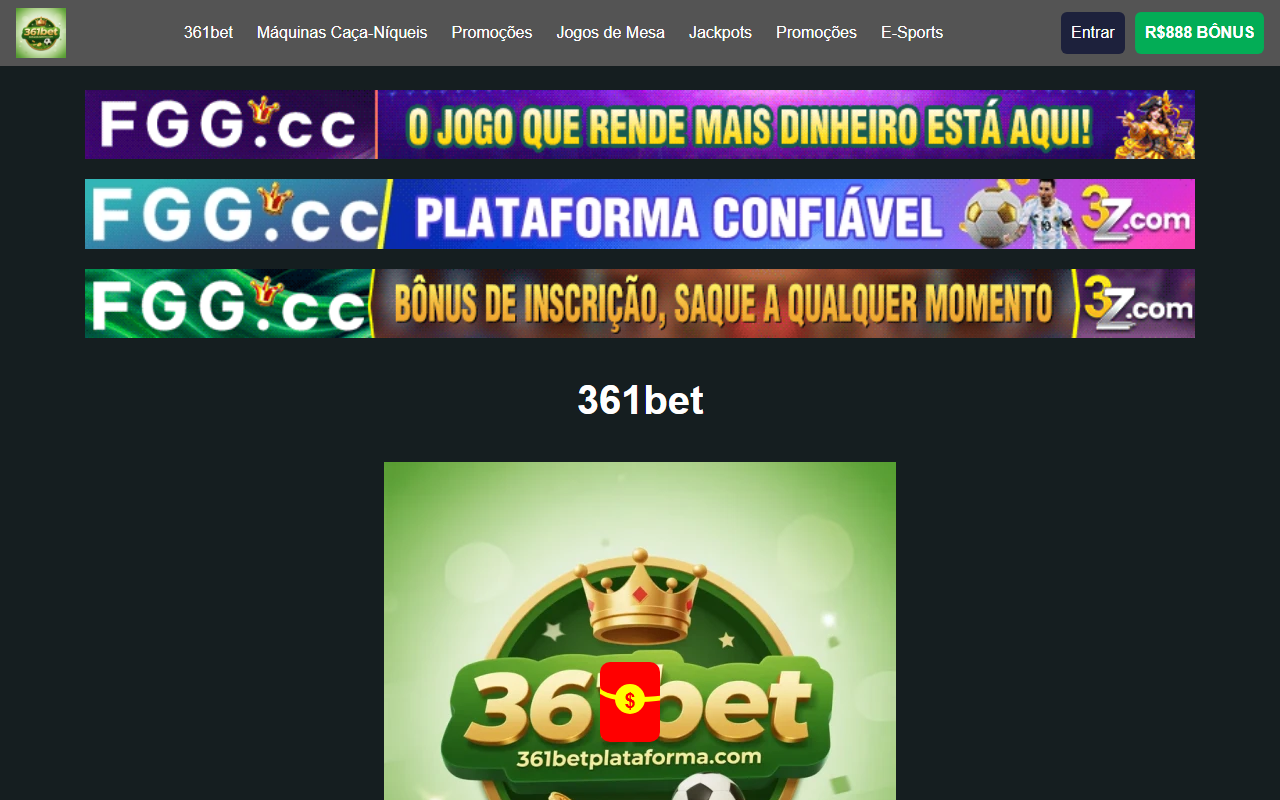 361betplataforma.com screenshot