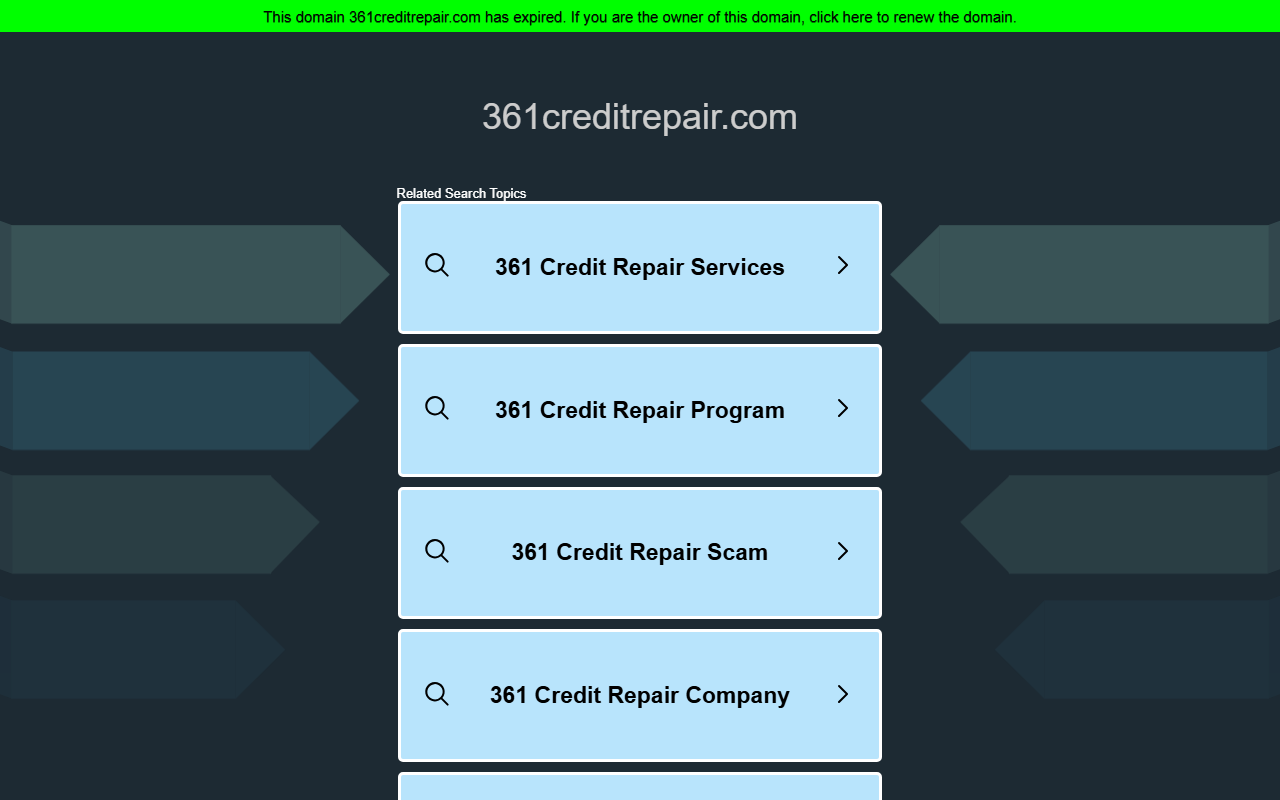 361creditrepair.com screenshot