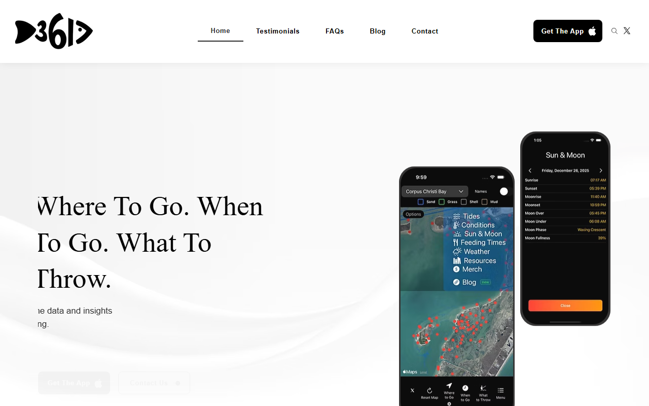361fishing.com screenshot