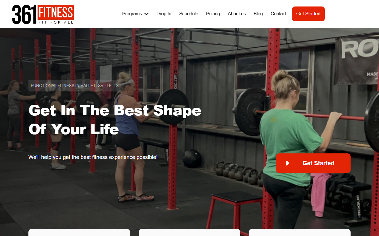 361fitness.com screenshot