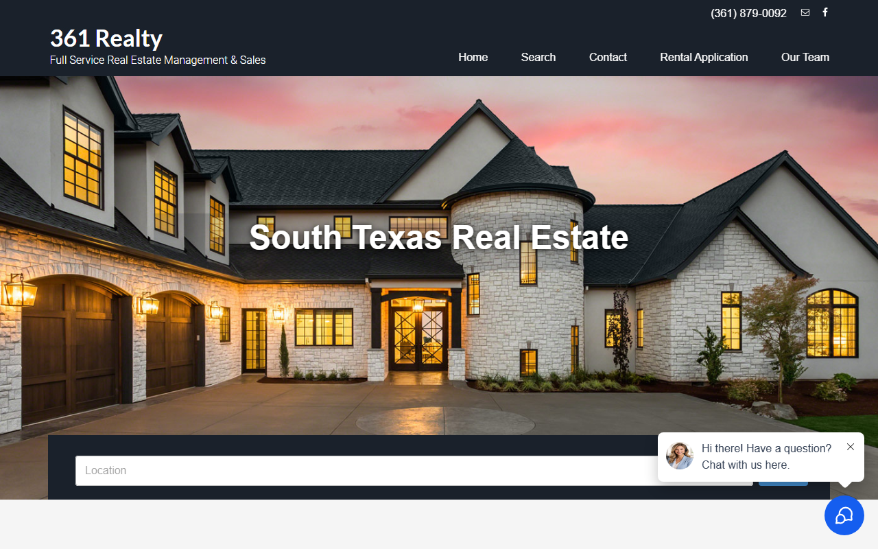361rentals.com screenshot