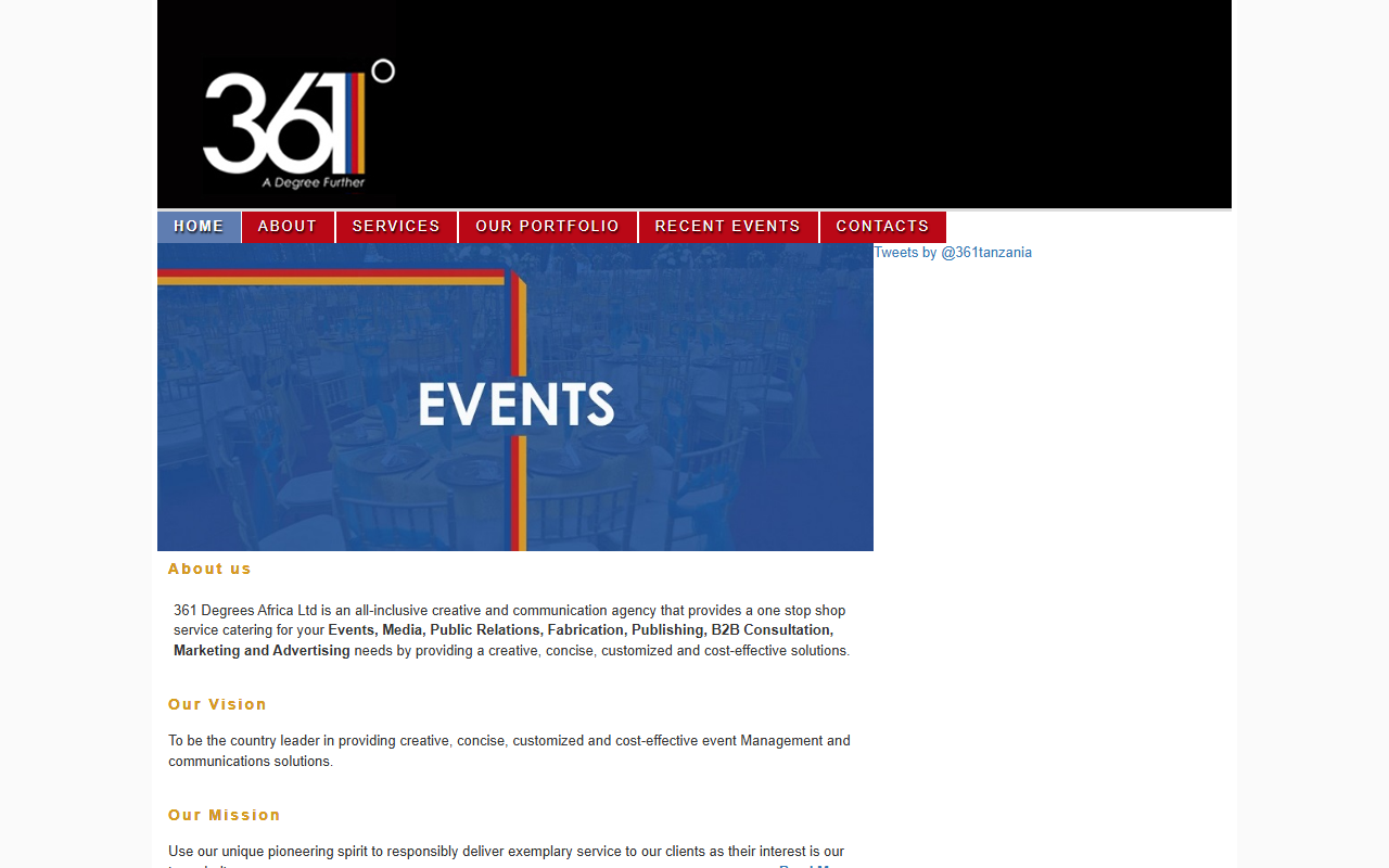 361tanzania.com screenshot