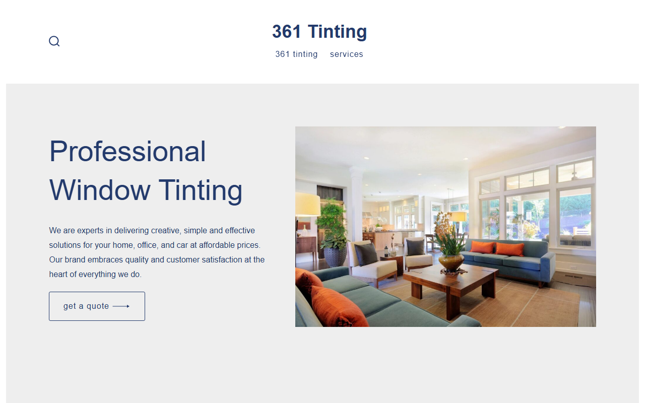 361tinting.com screenshot