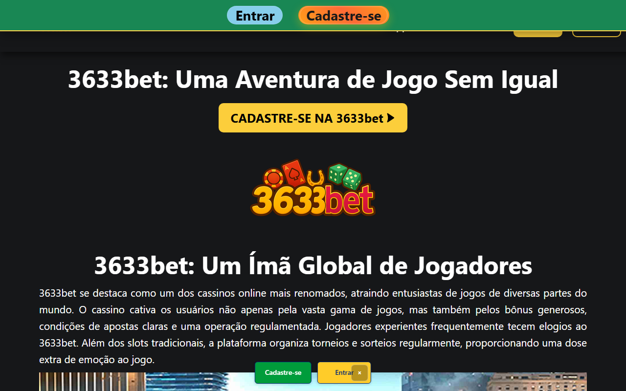3633bet-brasil.com screenshot