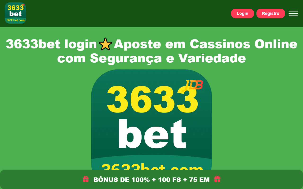 3633betlogin2.com screenshot