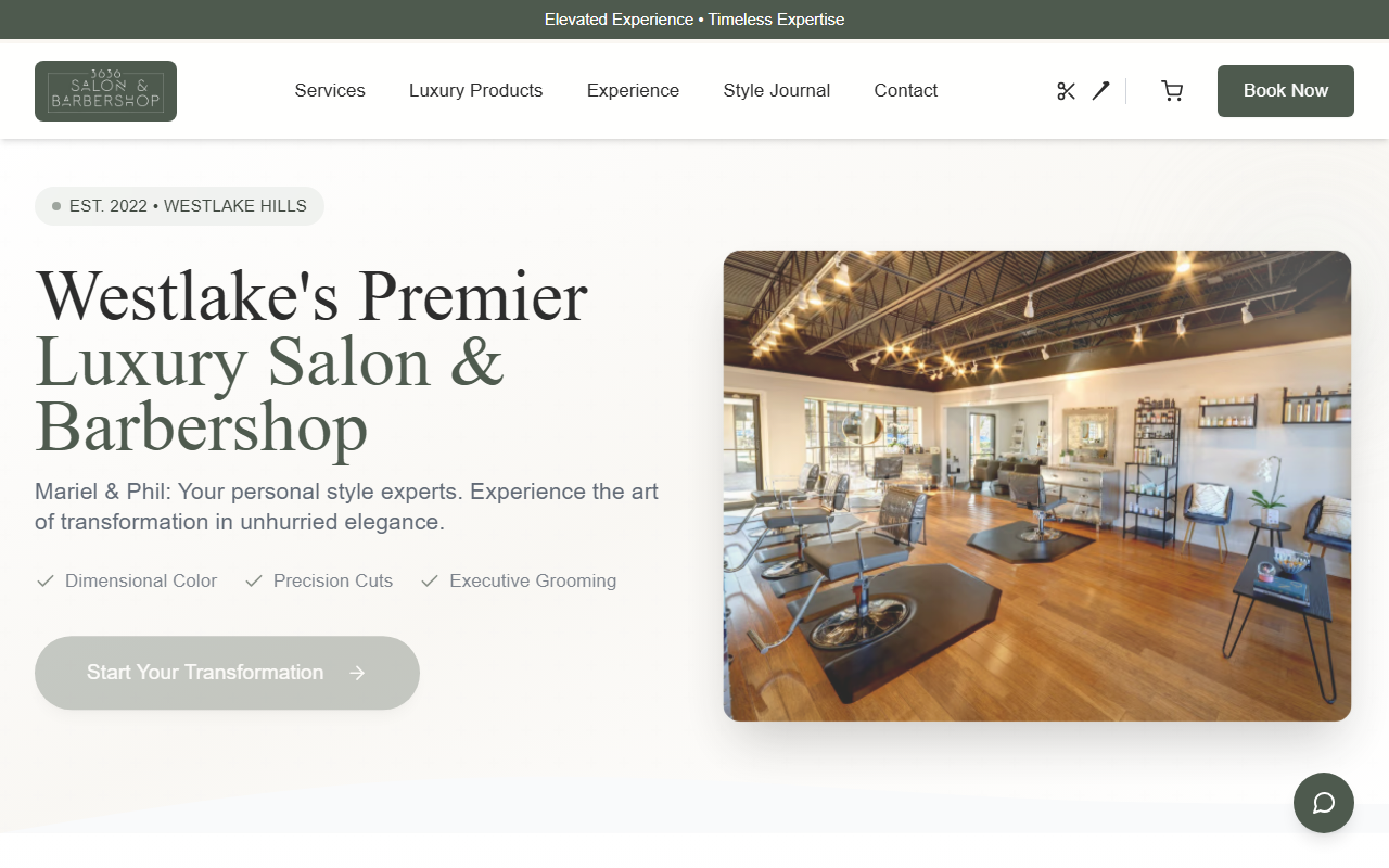 3636barbershop.com screenshot