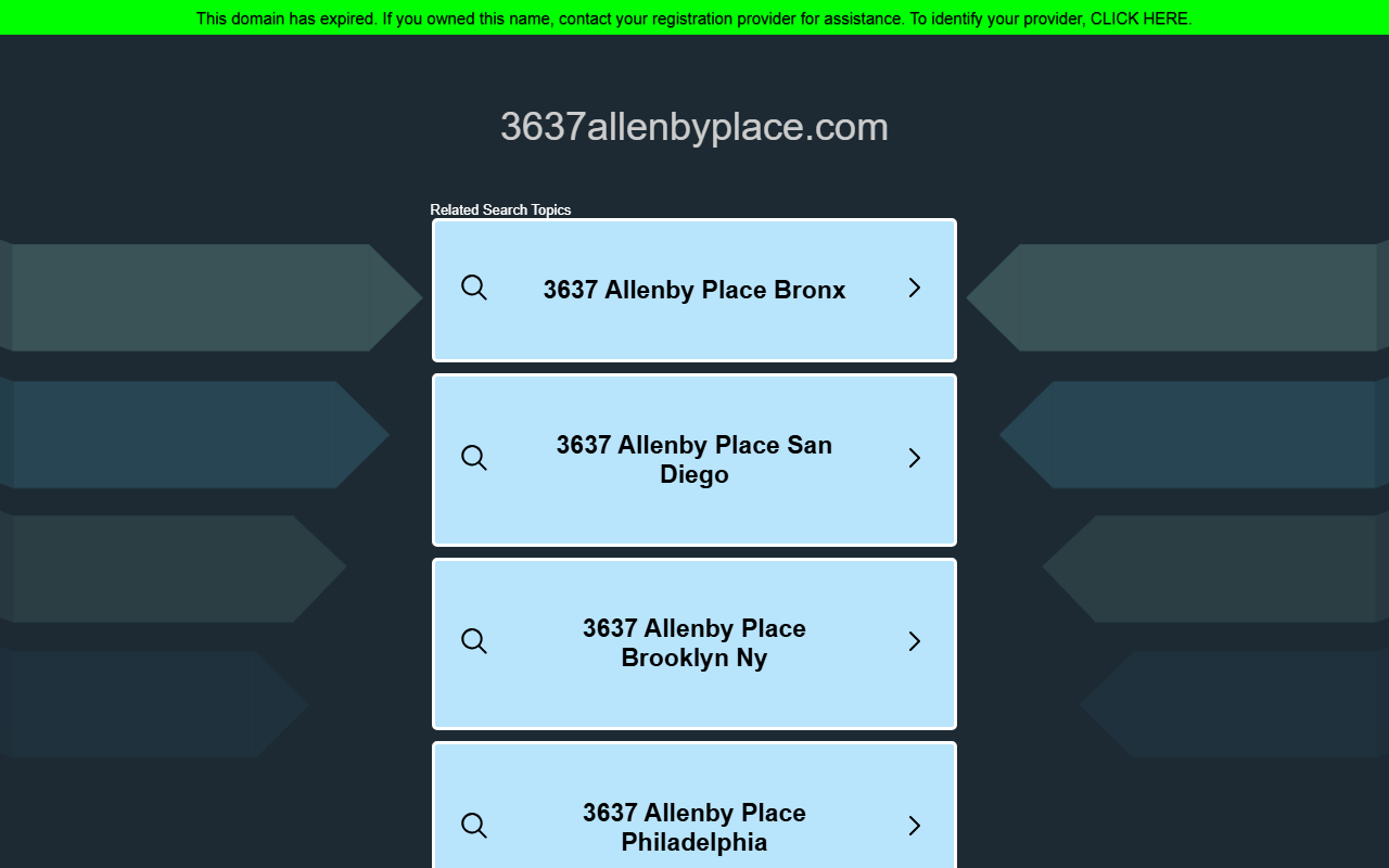 3637allenbyplace.com screenshot