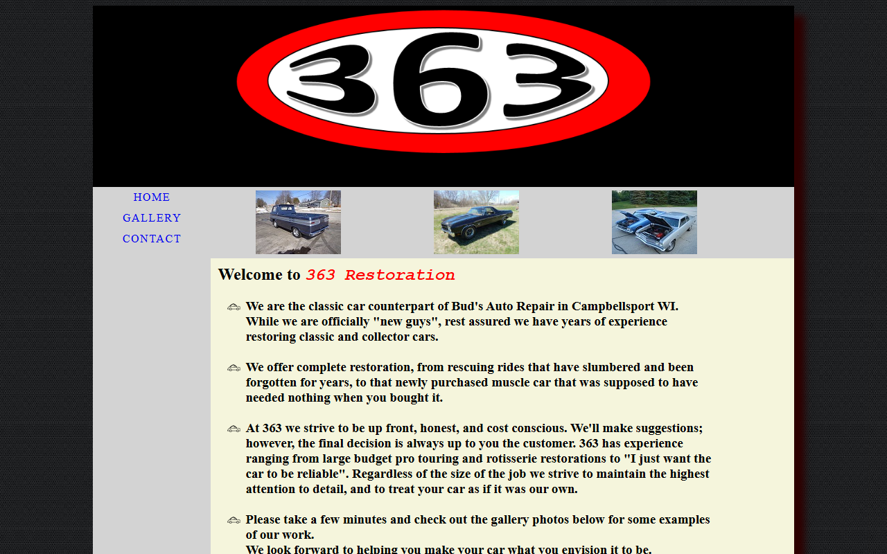 363restoration.com screenshot