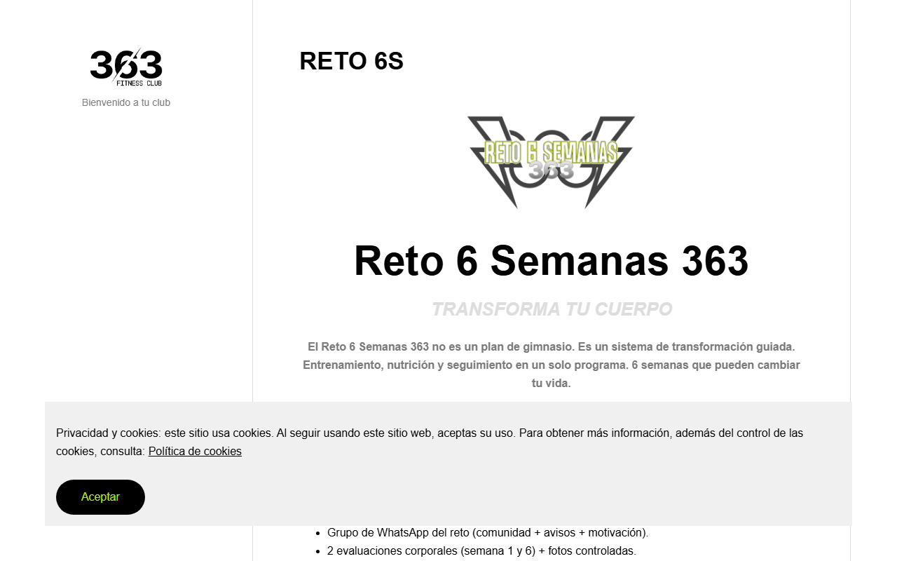 363sportclub.com screenshot