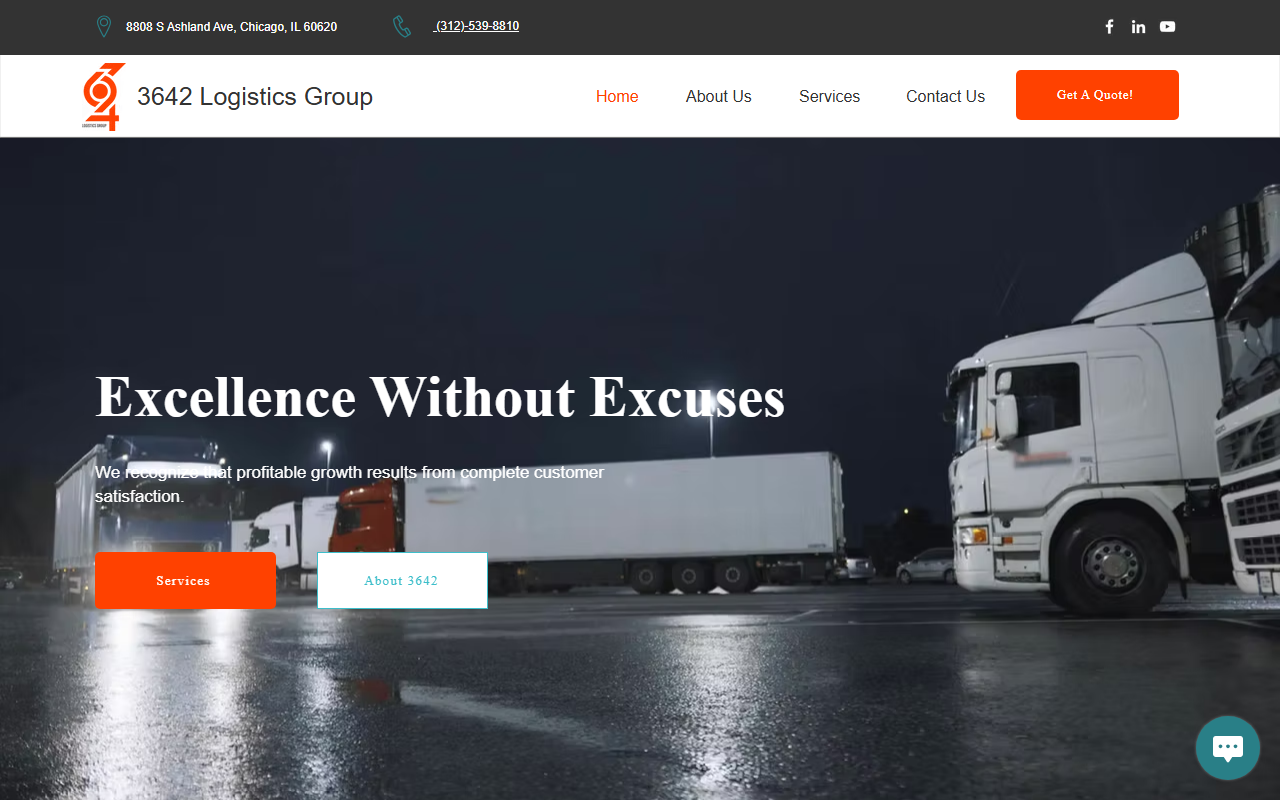 3642logistics.com screenshot
