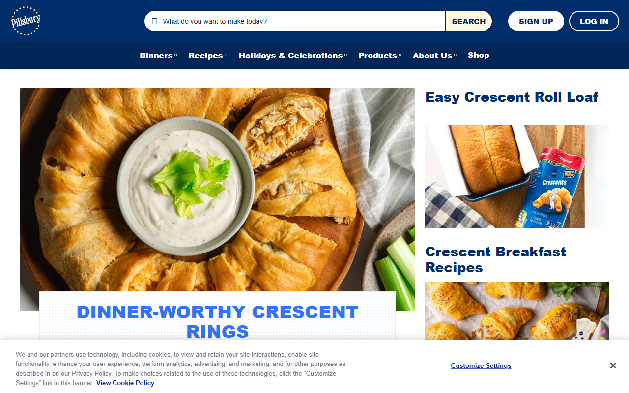 364dinners.com screenshot