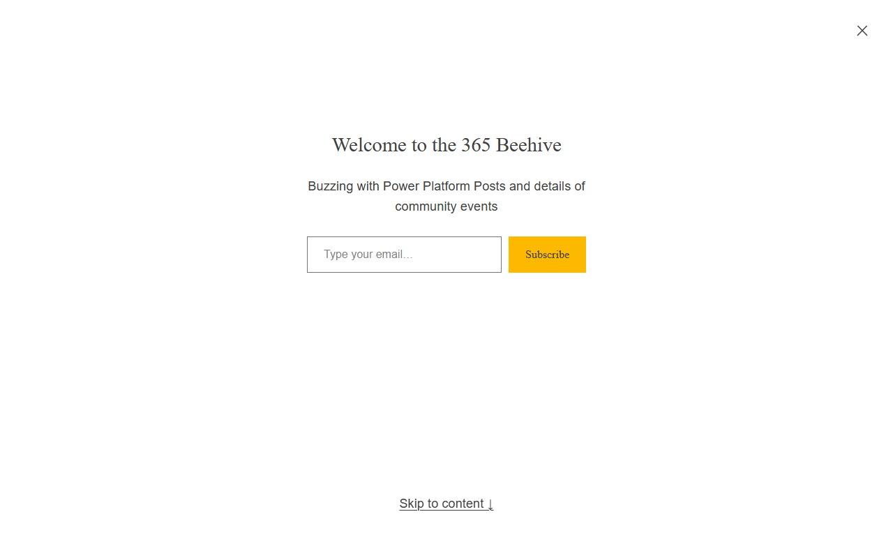 365-beehive.com screenshot