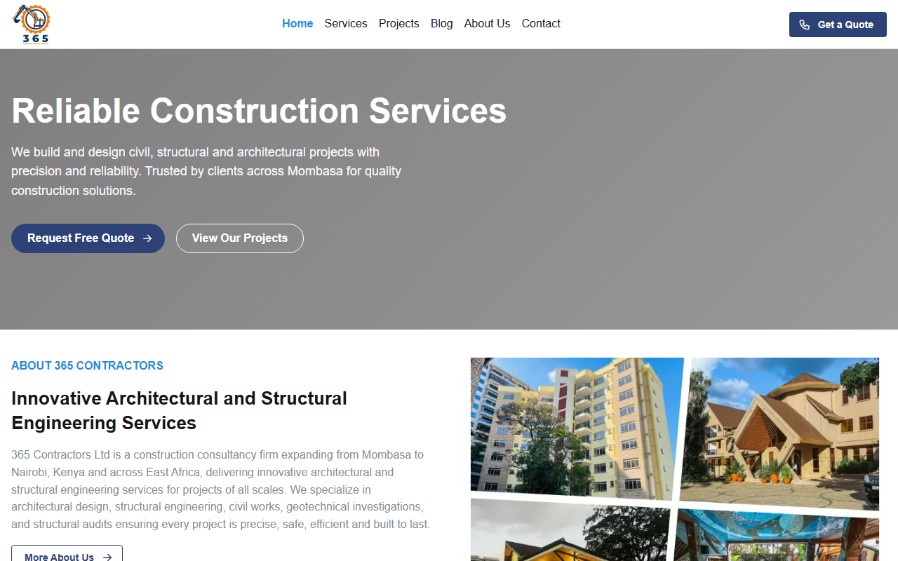 365-contractors.com screenshot