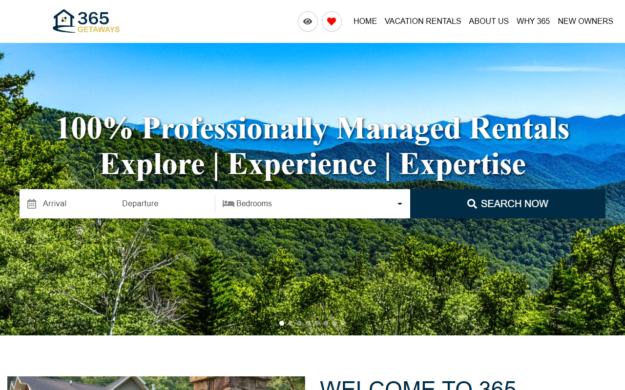 365-getaways.com screenshot