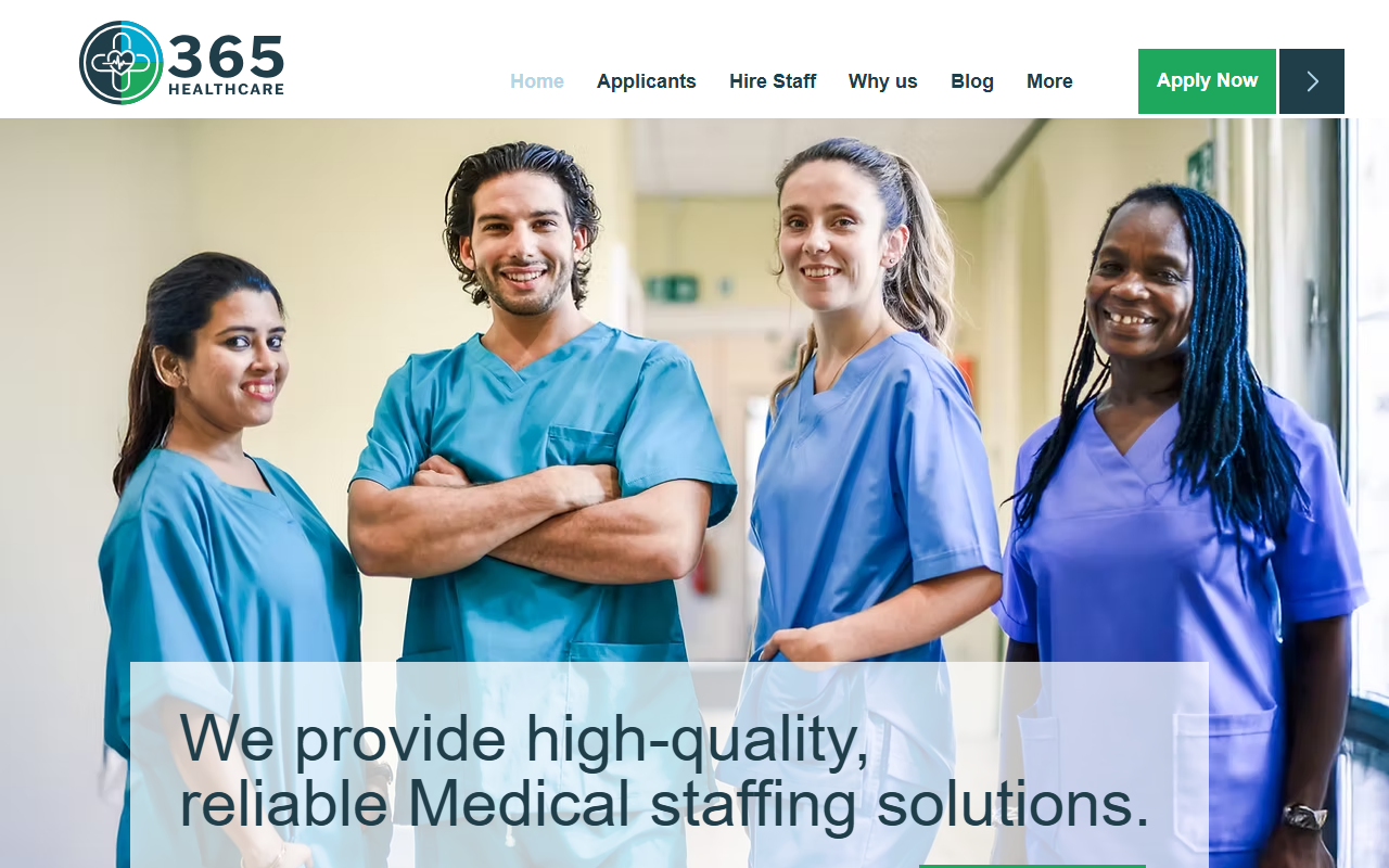365-healthcare.com screenshot