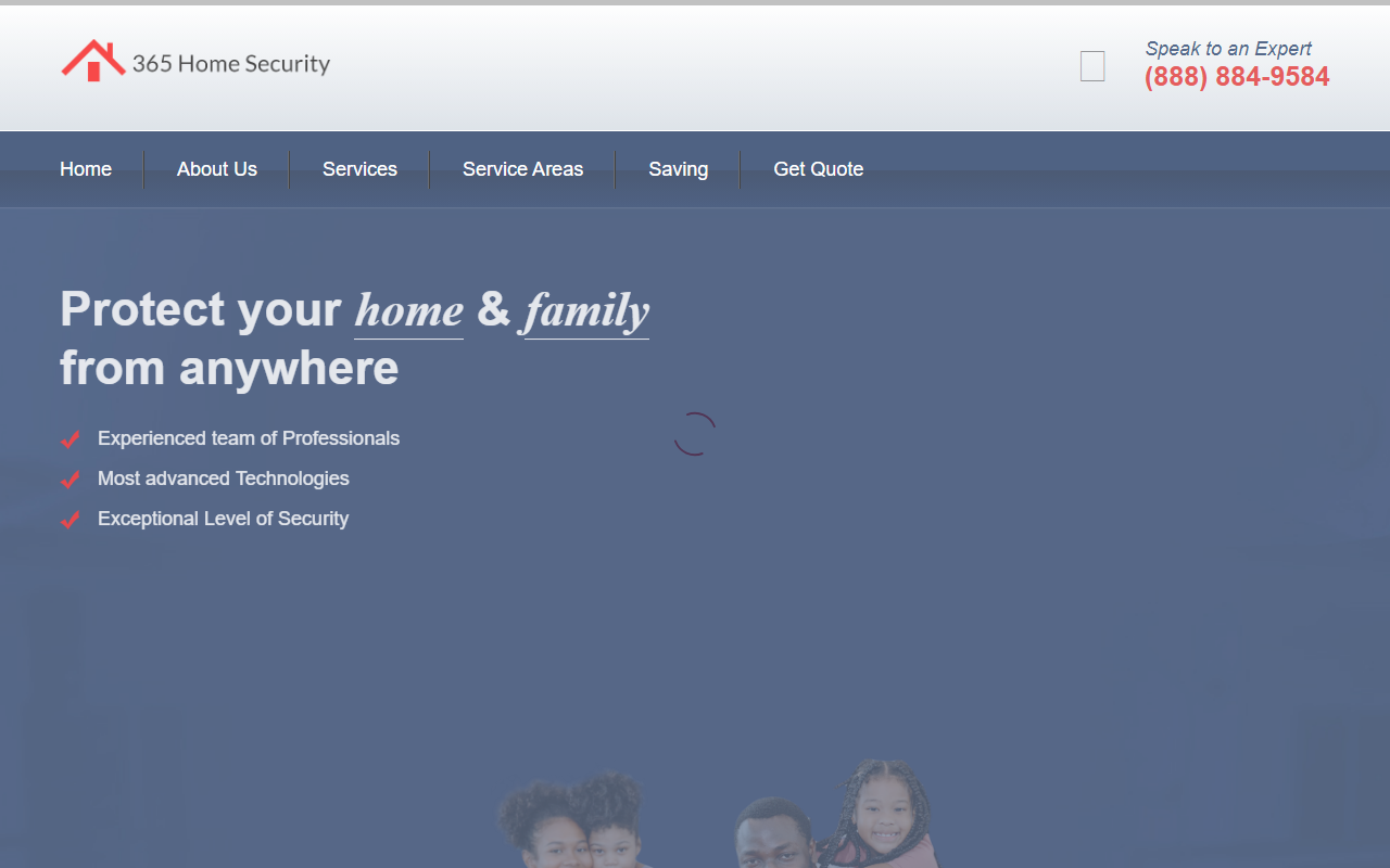 365-homesecurity.com screenshot