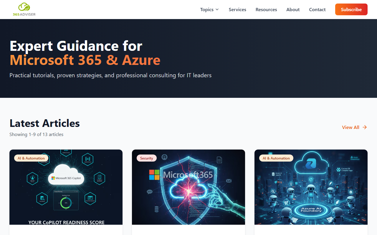 365adviser.com screenshot