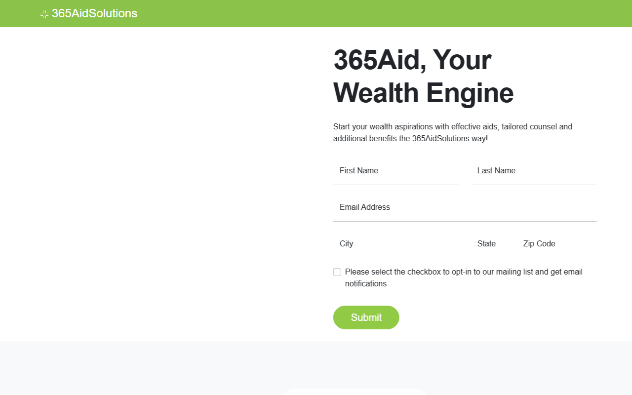 365aidsolutions.com screenshot