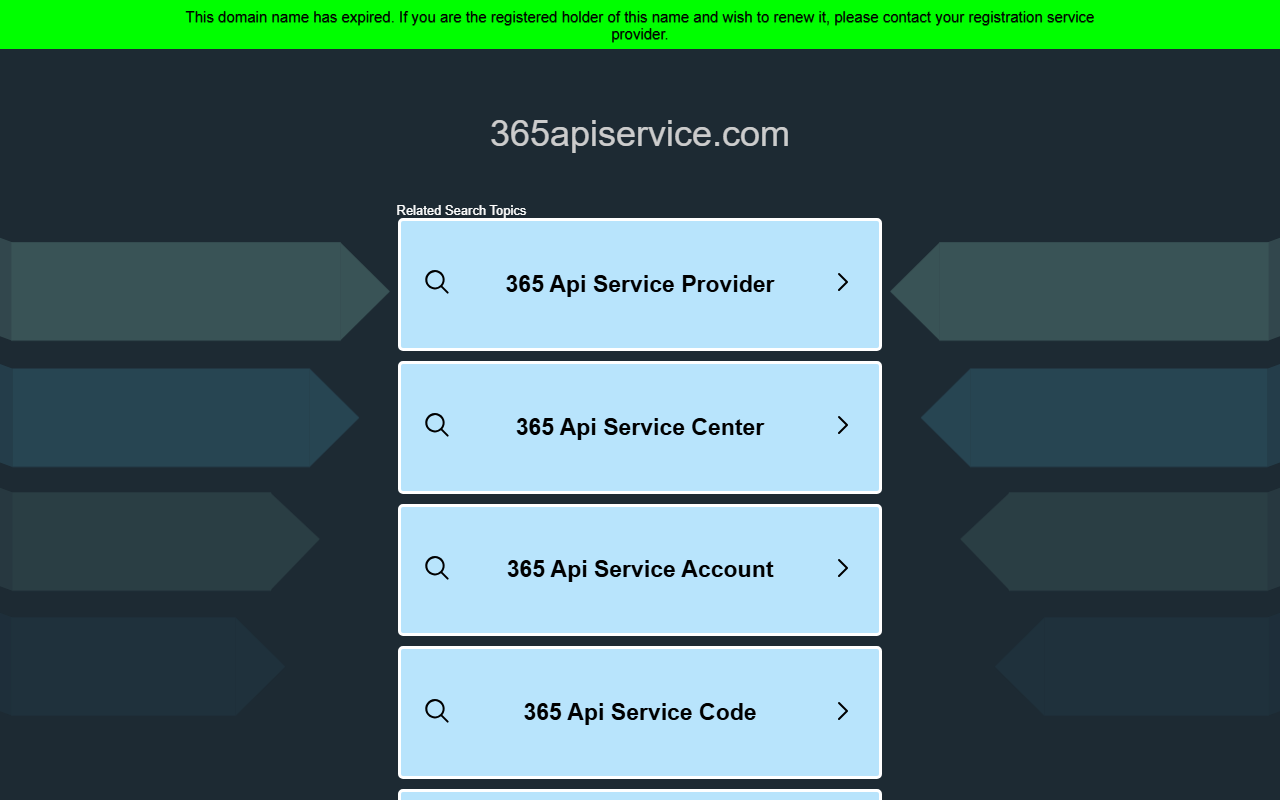 365apiservice.com screenshot