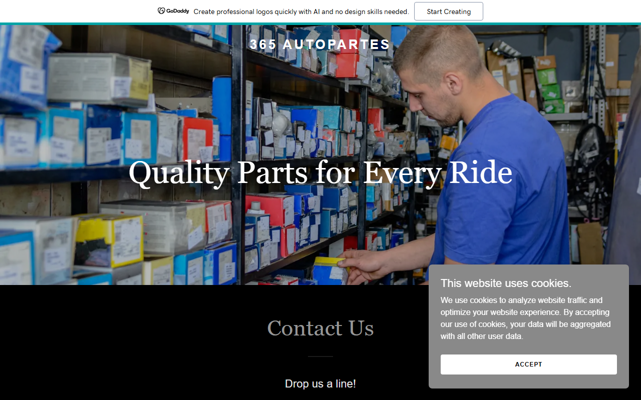 365autopartes.com screenshot