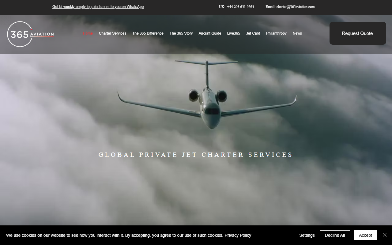 365aviation.com screenshot