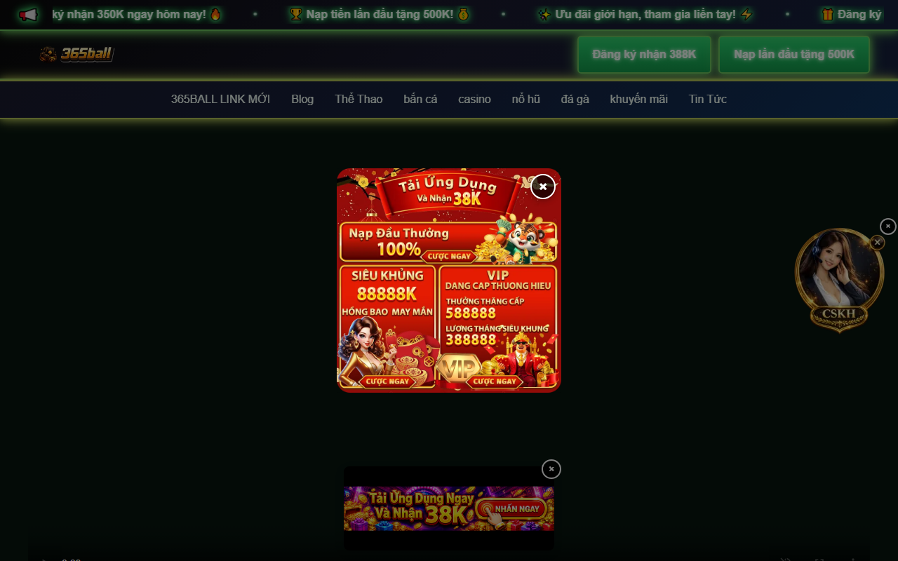 365balllinkbet.com screenshot